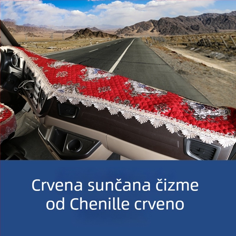 Mat za radni stol od chenilla, zaštita od svjetla, protuklizna, sve sezone