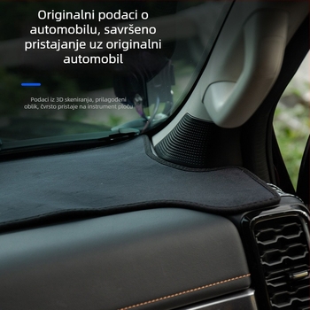 Ushilife Kožna podloga za središnju konzolu Ford Ranger – toplinska izolacija i zaštita od odsjaja, sve sezone