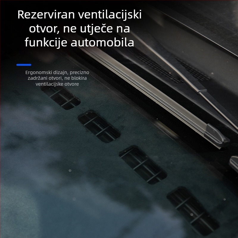 Ushilife Kožna podloga za središnju konzolu Ford Ranger – toplinska izolacija i zaštita od odsjaja, sve sezone
