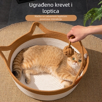 Mačje gnijezdo od tkanine — pleteni dizajn, Senwei, gnijezdo za kućne ljubimce