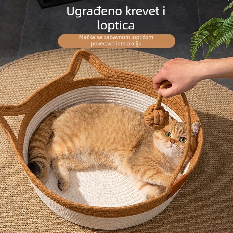 Mačje gnijezdo od tkanine — pleteni dizajn, Senwei, gnijezdo za kućne ljubimce