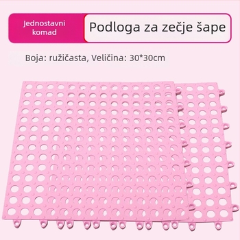 Podloga za kavez za kuniće – plastična, modularna, može se spojiti, pogodna za kaveze i gnijezda kućnih ljubimaca