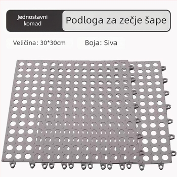 Podloga za kavez za kuniće – plastična, modularna, može se spojiti, pogodna za kaveze i gnijezda kućnih ljubimaca