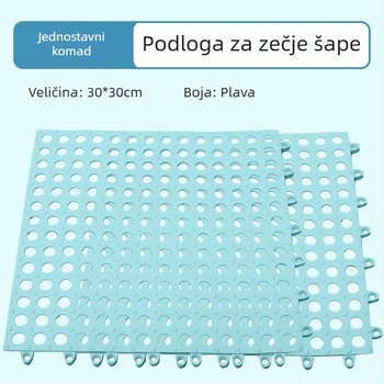 Podloga za kavez za kuniće – plastična, modularna, može se spojiti, pogodna za kaveze i gnijezda kućnih ljubimaca