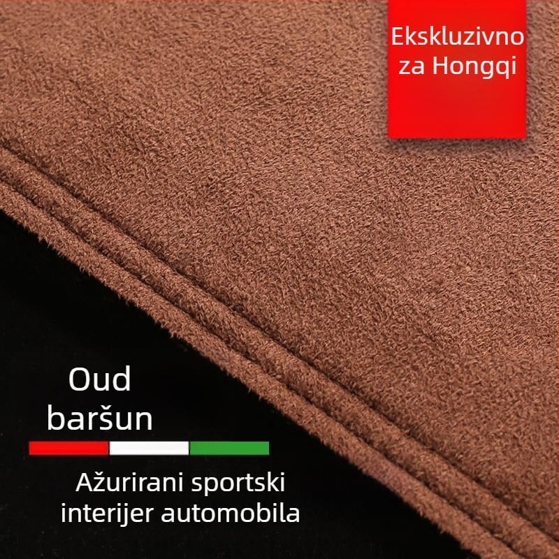 Podložak za zaštitu od sunca instrument ploče Red Flag H7/H5 – zasjenjivanje središnje konzole, unutarnja modifikacija HS5/HS7/H9, tisk logotipa dostupan