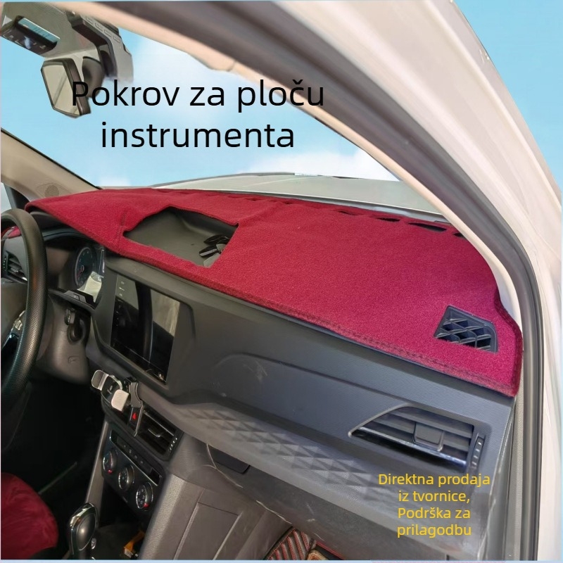 Sjenilo za središnju konzolu i ploču instrumenata - sve sezone, blokira svjetlo, toplinska izolacija, tisk logotipa, jednobojna