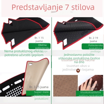 Podložak za ploču instrumenata Honda N-Box JF5/JF6 — sve sezone; materijali: poliester, flanel, velur, kozja koža; marka: Windmill Rain Horse