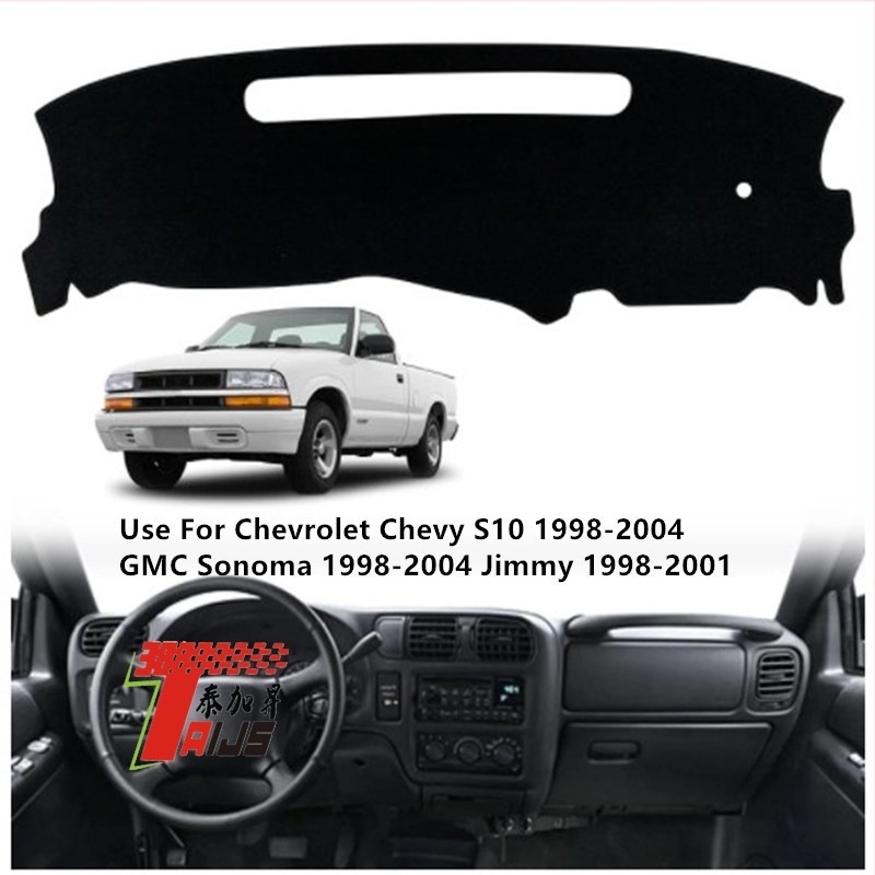 TAIJS podloga za ploču instrumenata protiv odsjaja za Chevrolet S10 (1998-2004) | poliester vlakno | prilagodba dostupna | Glavna prodajna regija: Južna Amerika, Sjeverna Amerika