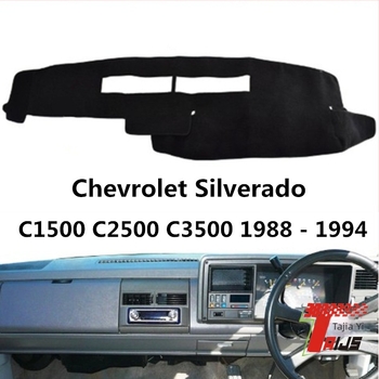 Anti-refleksna podloga za ploču instrumenta Chevrolet Silverado 1988-1994, poliester vlakno, prilagodba dostupna, marka TAIJS