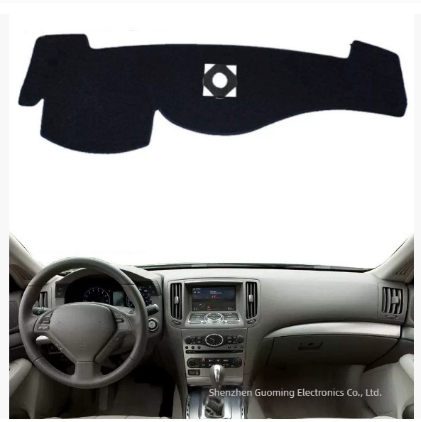 Podloga za ploču instrumenta protiv svjetla Infiniti G25/G35/G37/QX50/QX60/JX35, koža, Yiluda logo marke, prilagodljivo, ovlaštena privatna marka, lijevo i desno