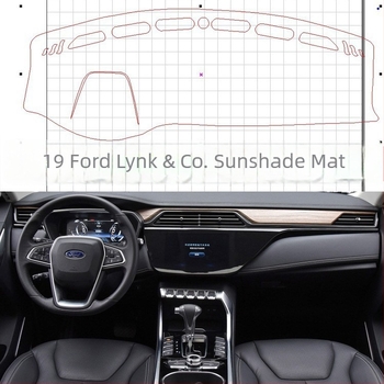 Podložka za zaštitu ploče s instrument tablom Ford Territory — namijenjena za model, cijelogodišnja uporaba, materijali: poliester, flanel, baršun, koža