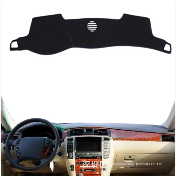 Pokrov središnjeg ploče Toyota Crown 2004–2008 – zaštita od sunca, anti-slip, otporna na svjetlo mata; materijal: poliester flanel, velur, francuski baršun; sve sezone; namijenjeno vozilu.