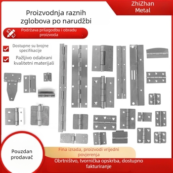 Panta od nehrđajućeg čelika, odvojiva, nestandardna, posebnog oblika, elektroplatirana