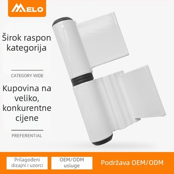 Aluminijske šarke za vrata i prozore, obične četverokutne šarke, završna sprej-finiš, moderan minimalistički stil, model SP-H002