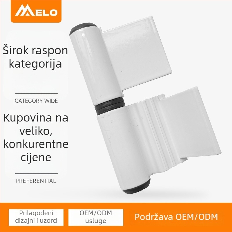 Aluminijske šarke za vrata i prozore, obične četverokutne šarke, završna sprej-finiš, moderan minimalistički stil, model SP-H002
