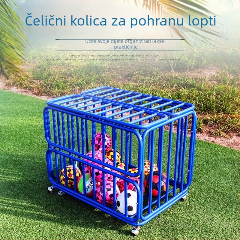 Baer vanjski držač za lopte od nehrđajućeg čelika za košarku i nogomet, moderni minimalistički dizajn