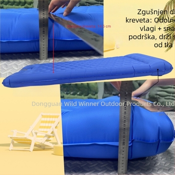 Wild Winner Nadgost Krevet za vanjsku upotrebu – Prijenosni debeli i široki madrac, 1180 g, nosivost 450 kg, materijal 50D TPU Spun