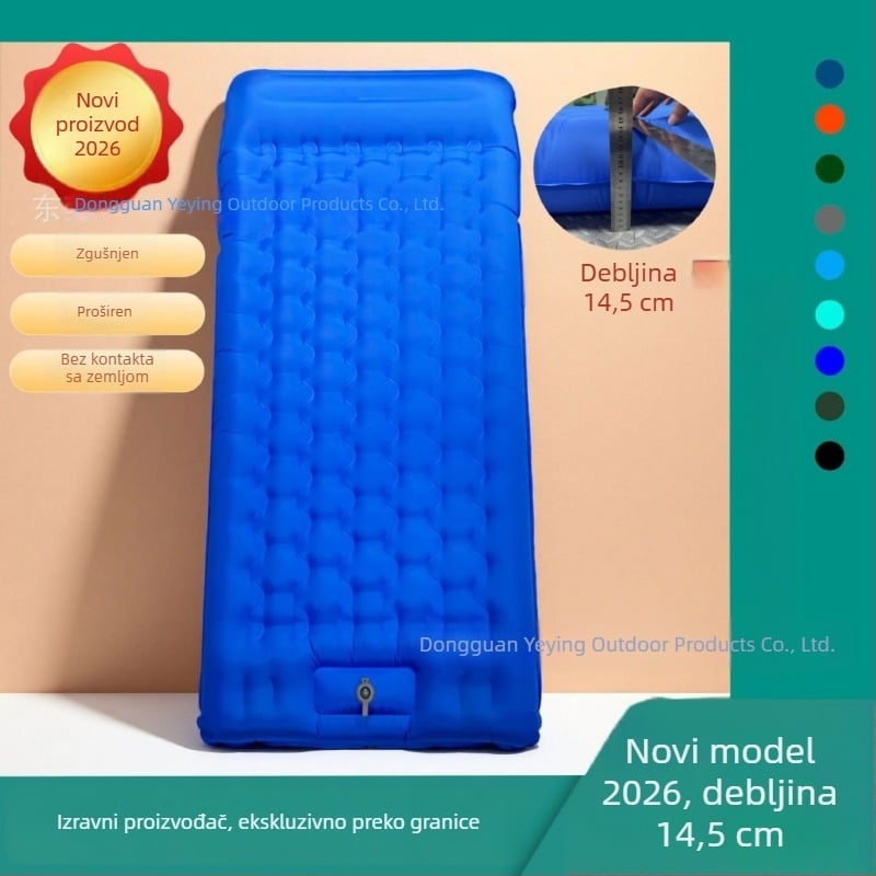 Wild Winner Nadgost Krevet za vanjsku upotrebu – Prijenosni debeli i široki madrac, 1180 g, nosivost 450 kg, materijal 50D TPU Spun