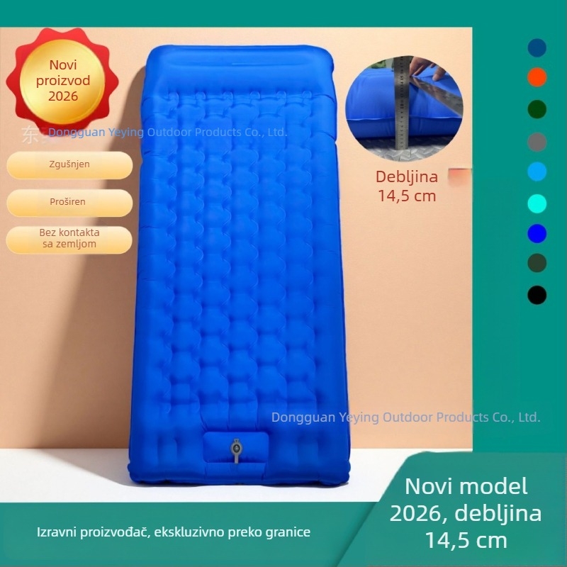 Wild Winner Nadgost Krevet za vanjsku upotrebu – Prijenosni debeli i široki madrac, 1180 g, nosivost 450 kg, materijal 50D TPU Spun