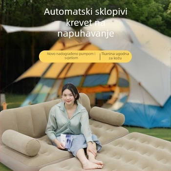Naduvljivo ležište s ugrađenom električnom pumpom, trostruka konstrukcija, PVC površina, nosivost 300 kg.