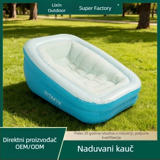 Naduvani stol/sjedalica - ekološki PVC, 2 kg, debljina 0,3 mm, brend outafun, moderan minimalistički stil