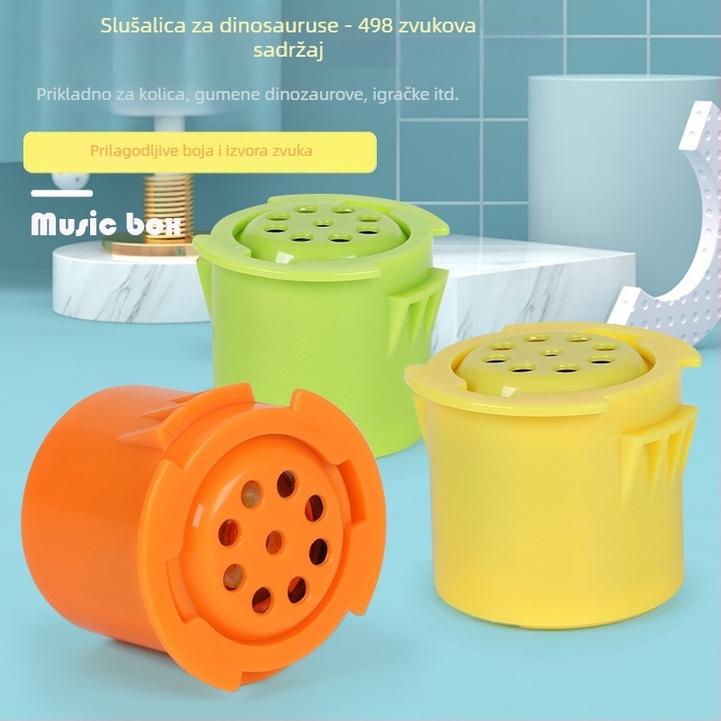 Plišana Rag Doll lutka s dinosaurskim zvučnim modulom i kutijom za glazbu