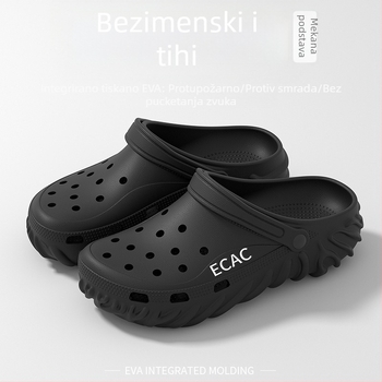 Sandale s zatvorenim prstom, Unisex, EVA gornji dio i đon, protuklizne, debljina đona 2–3 cm, Baotou stil