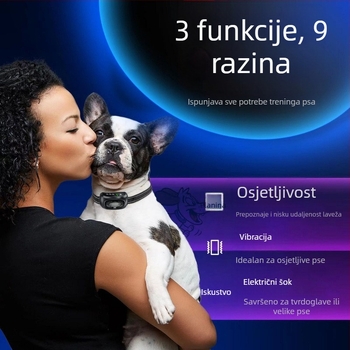 Ovratnica protiv lajanja za mačke, automatska, inteligentna, neštetna, poliester