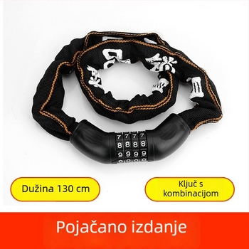 Lančani zaključavac za bicikl – Qing Shang Chain Lock, stil moderne jednostavnosti