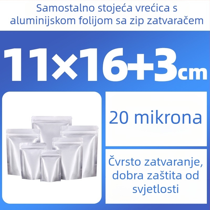 Aluminijska folija, samouzavaranje, otporna na vlagu, stojeća vrećica s zatvaračem za Goji bobice