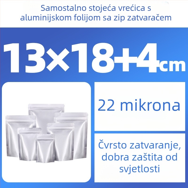 Aluminijska folija, samouzavaranje, otporna na vlagu, stojeća vrećica s zatvaračem za Goji bobice