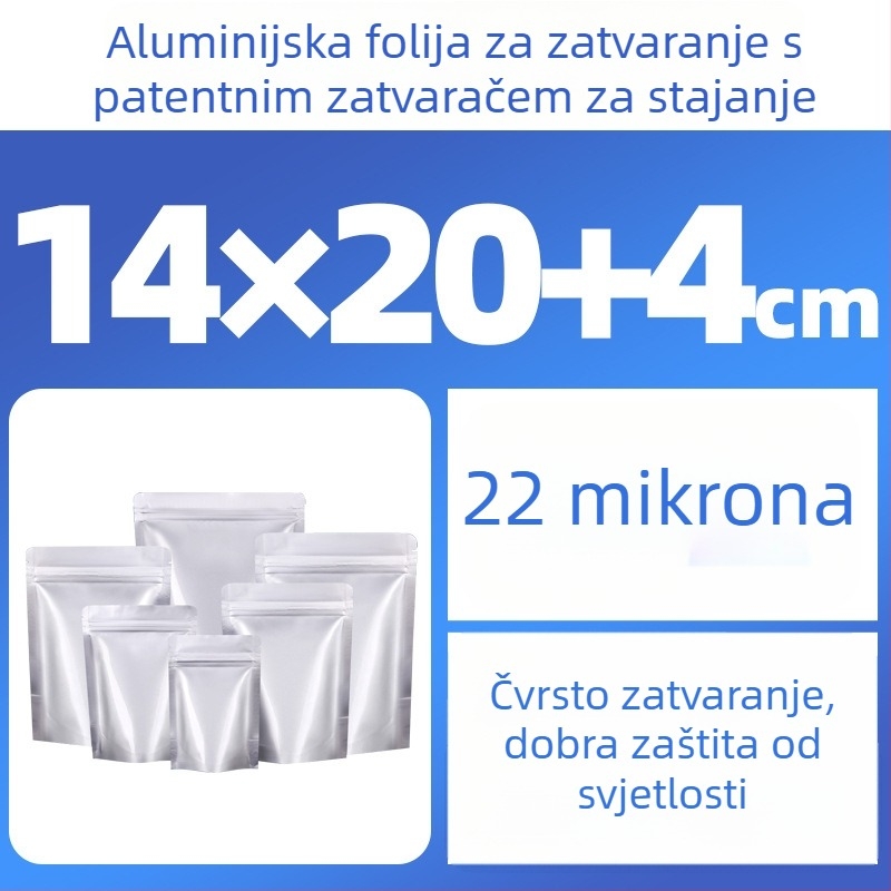 Aluminijska folija, samouzavaranje, otporna na vlagu, stojeća vrećica s zatvaračem za Goji bobice