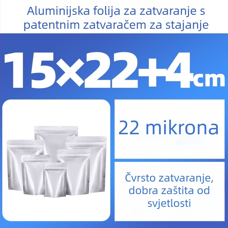 Aluminijska folija, samouzavaranje, otporna na vlagu, stojeća vrećica s zatvaračem za Goji bobice