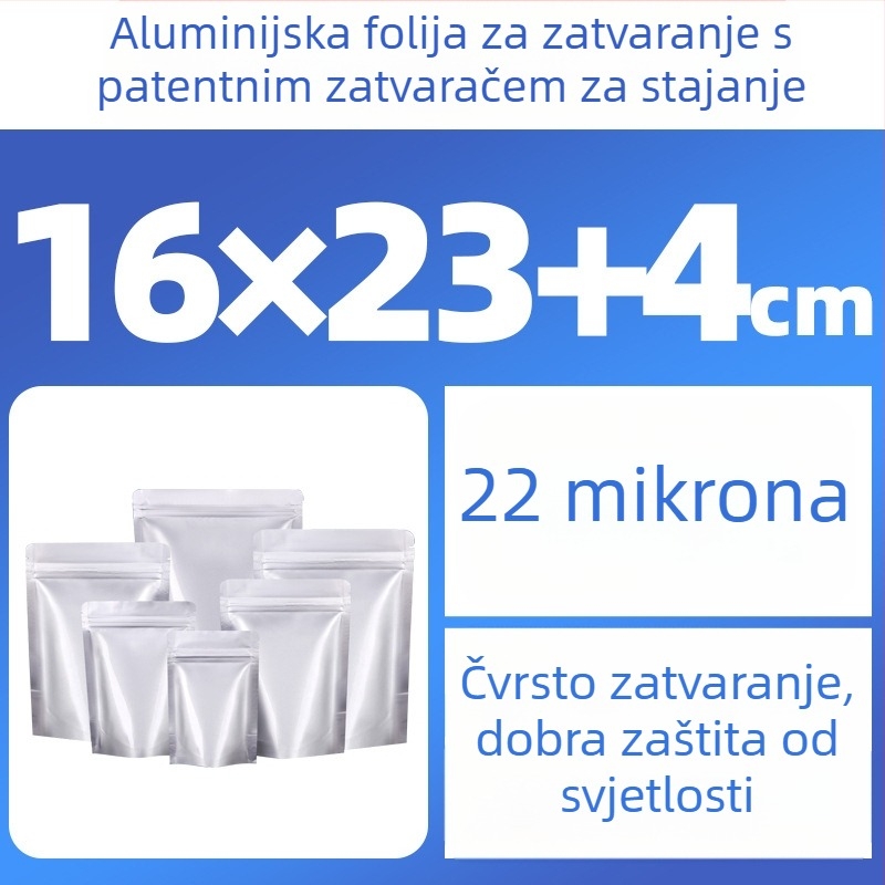 Aluminijska folija, samouzavaranje, otporna na vlagu, stojeća vrećica s zatvaračem za Goji bobice