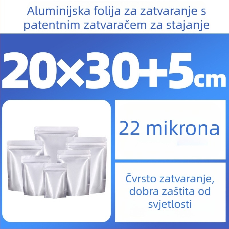 Aluminijska folija, samouzavaranje, otporna na vlagu, stojeća vrećica s zatvaračem za Goji bobice