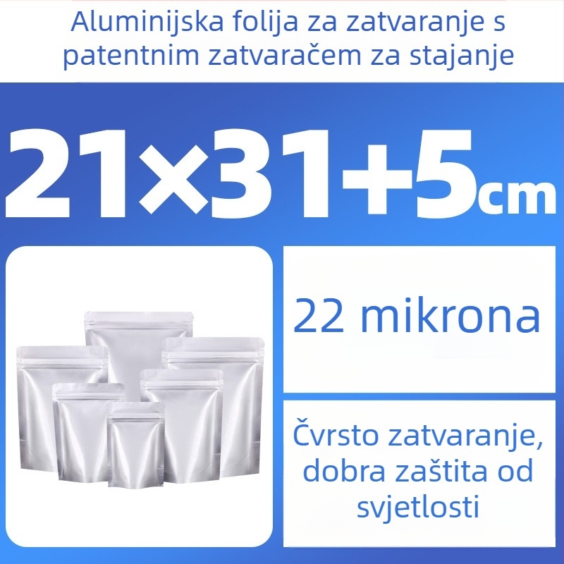 Aluminijska folija, samouzavaranje, otporna na vlagu, stojeća vrećica s zatvaračem za Goji bobice