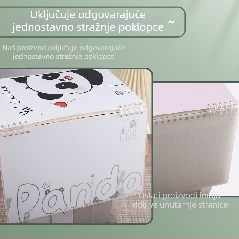 Radna bilježnica Cute little year, s otpuštajućim listovima, dvostrani offset papir, težina papira 80 g