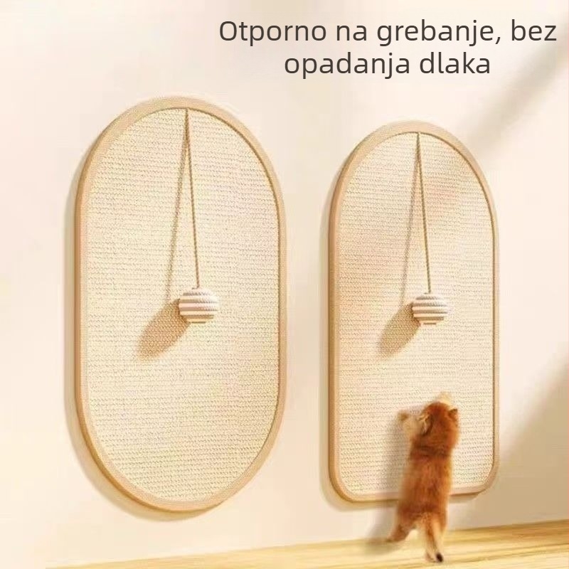 Grebalica za mačke, sizal materijal, model ZP-LBASAN, jednostavan stil (model ZP-LBASAN; materijal: sizal; stil: jednostavan)