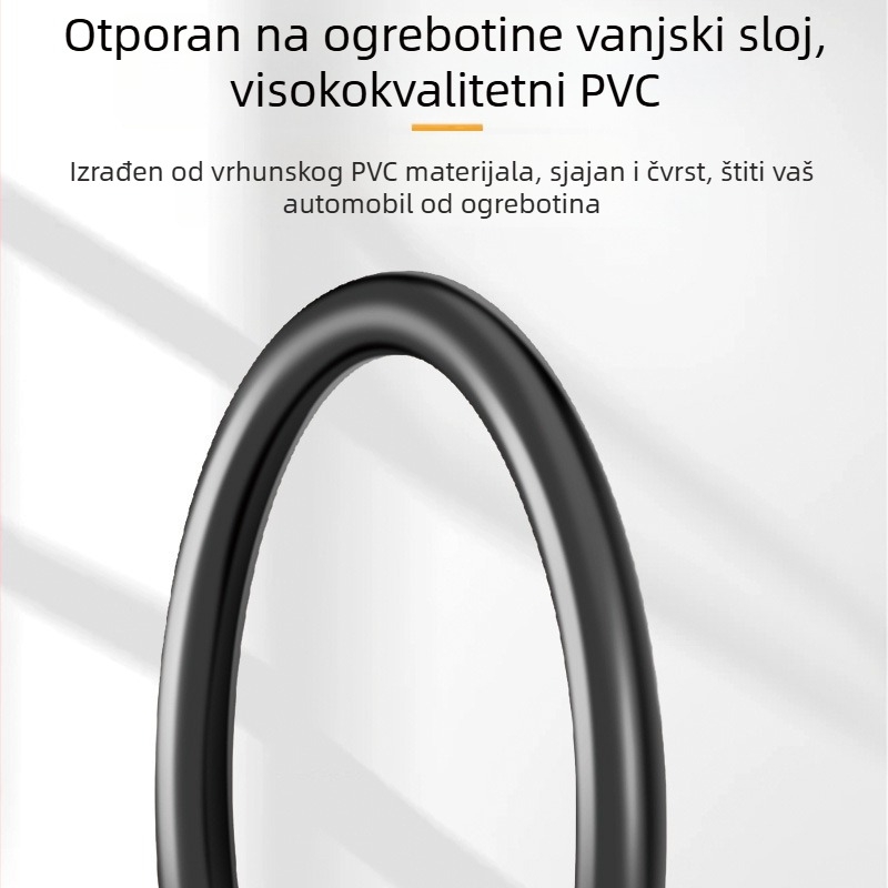 Key Ma 65 Leather Ring Lock – zaključavanje bicikla s čeličnim kabelom i ABS glavom, PVC+čelični kabel; pogodno za bicikle, motocikle i električna vozila