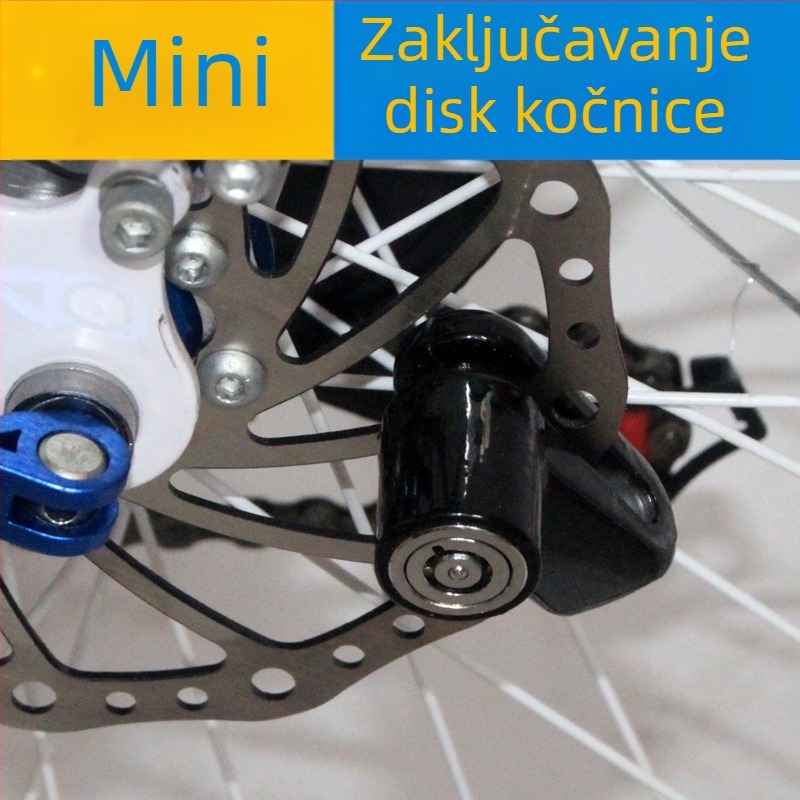 Disk kočnica Vault 146#, cinkov spoj, protiv krađe, za bicikle, MTB i mala električna vozila, težina 160 g
