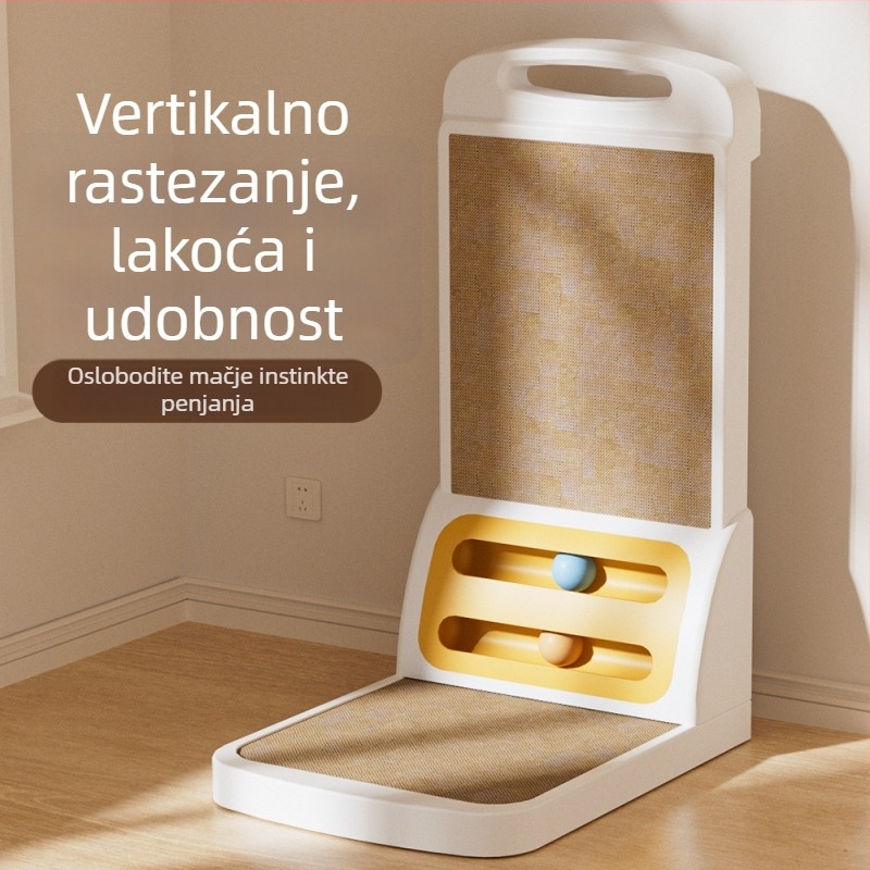 Uklonjiva mačja ogrebotna ploča s L-oblikom, otporna na habanje, bez vlakana, PP materijal