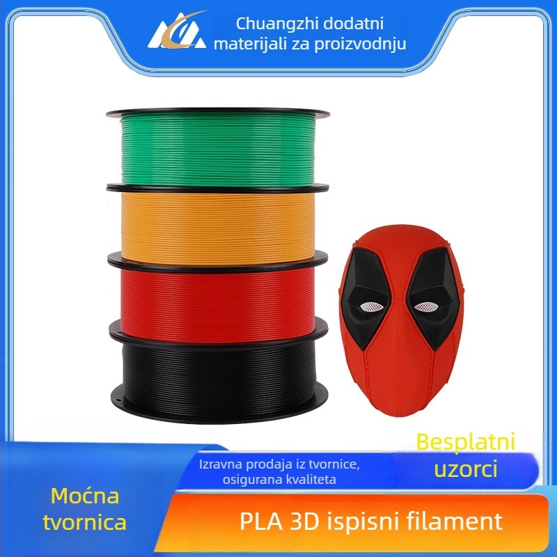 CZ PLA filament za 3D printanje, 1,2 kg, 300 m duljine, PLA materijal, pogodan za 3D printere