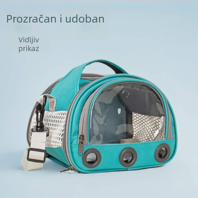 Torba za hamstera na rame za male kućne ljubimce — prozračna, vidljiva, izdržljiva; Oxford tkanina, četiri godišnja doba, podrijetlo Zhejiang