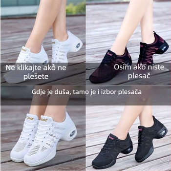 Cipele za square dance za žene, prozračne, džez stil