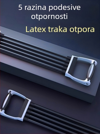 Traka otpora za vježbanje – elastični napinjač, ABS materijal, kućni fitness za muškarce