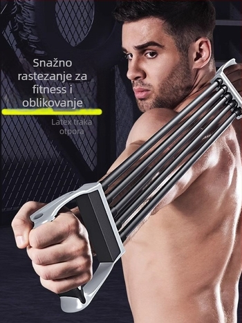 Traka otpora za vježbanje – elastični napinjač, ABS materijal, kućni fitness za muškarce