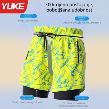 Yu ke muške plivačke gaćice, 85% poliester, podstava 100% poliester