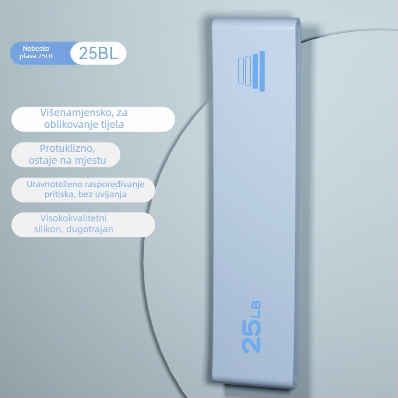 Silikonska joga traka s protukliznim držačem za treniranje gluteusa i podizanje bokova — oprema za istezanje, oznaka AL1007367655