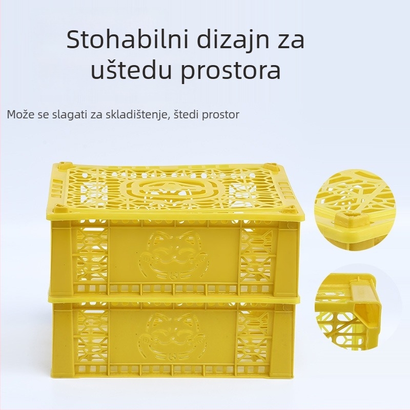 Jednokratna plastična košara za voće, PP materijal, nosivost 3 kg, debljina zida 1.8–2.3 mm, injekcijsko oblikovanje