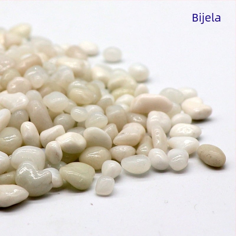 Prode akvarijski kamen za krajolik – stakleni dekorativni kamenčići za dno akvarija, 0,25 kg